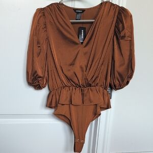 NWT Express Peplum Bodysuit